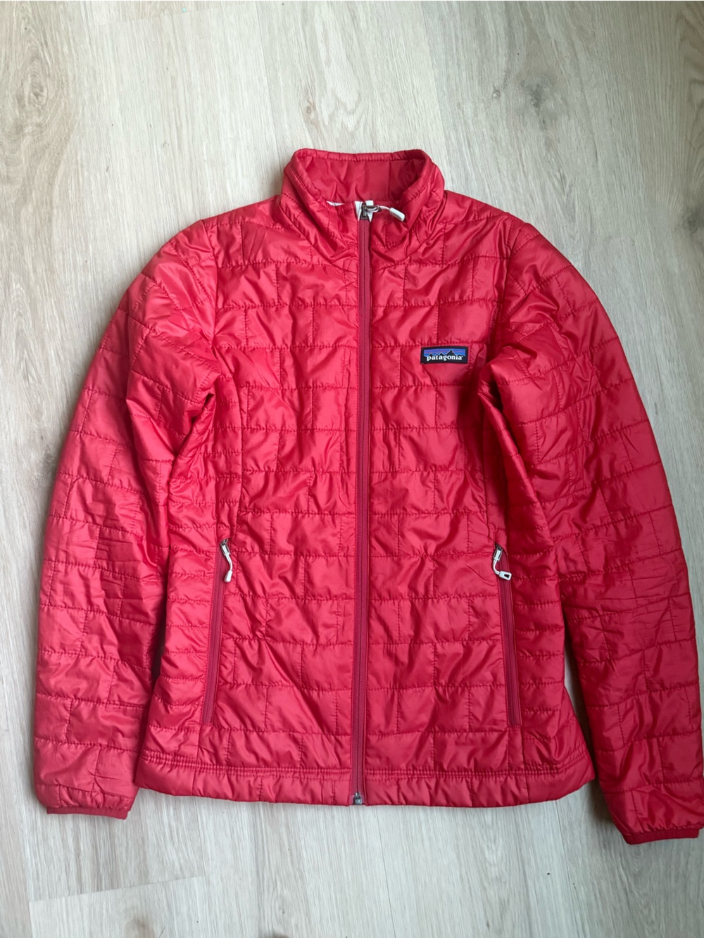 Patagonia Nano Puffer Jacket Quilted Sz S Red